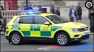 London fast response paramedic units responding  London Ambulance Service [upl. by Bartlet]