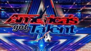 Americas got talent 2023 Duo Desire  Aerial straps [upl. by Nnaarat257]