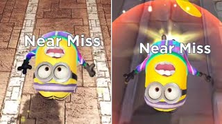 Stereo Minion NearMiss Mission Gameplay at El Machos Lair amp Freedonia  Despicable Me Minion Rush [upl. by Atikkin]