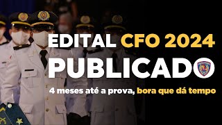 EDITAL PUBLICADO CFO PMMG 2024 [upl. by Grefer]