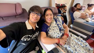 Mummy Ki 1st Business Class Flight 😍 [upl. by Conley336]