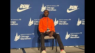 Chicago Marathon 2024 Winner John Korir Press Conference [upl. by Pepillo]