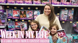 Week in my life as a large family mom and content creator [upl. by Ylimme633]