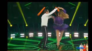 Gregorio y Luna bailando salsa en Así se Baila SEMIFINAL [upl. by Lashond]