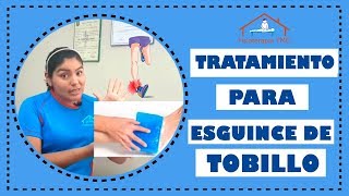 Tratamiento de tobillo inflamado por un esguince de tobillo👣 grado 12 o 3😖 [upl. by Arvie]