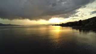 Montreux Riviera from above  Switzerland [upl. by Airrej]