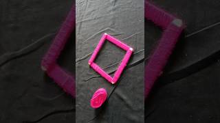 diy beautiful woollen thread Wall hanging with icecream stick trending viral shorts [upl. by Romulus]