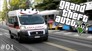 GTA V LSPDFR AMBULANZA PARAMEDICO 118 01 salviamo delle vite [upl. by Stilu]