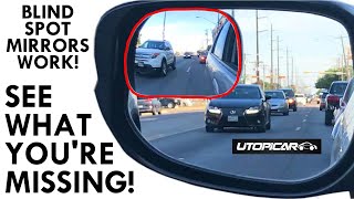 How To Be A Safer Driver By Using Blind Spot Mirrors From Utopicar  Use The Best To See The Best [upl. by Anhavas193]