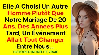 Elle A Choisi Un Autre Homme Plutôt Que Notre Mariage De 20 Ans Mais Des Années Plus Tard [upl. by Jarin]