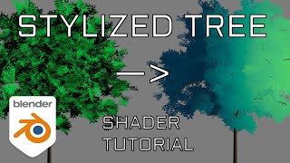 Building a Fancy Stylized Tree Shader in Blender 32 [upl. by Iddet]