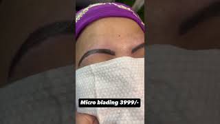 Micro blading 3999 grabthedeal contact number 8750010775 delhi permanentmakeupartist [upl. by Atwood]