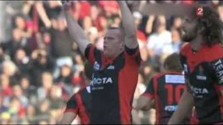 Toulon vs Perpignan highlights plus Wilkinson French interview [upl. by Corvese]