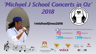 Michael J School Concerts In Oz 2018  its a wrap [upl. by Ialokin155]