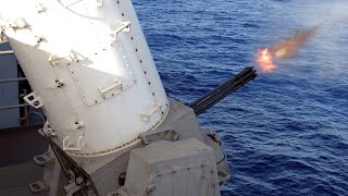 US Testing Its Monstrously Powerful Phalanx CIWS Weapon [upl. by Lyrradal]