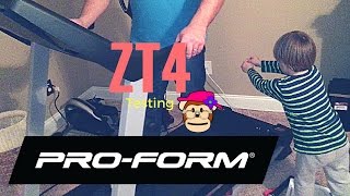 Almost electrocuted by a ProForm ZT4 Treadmill [upl. by Procora925]