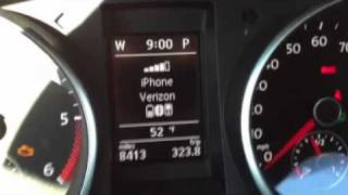 Add iphone to 2011 VW bluetooth setup [upl. by Mattie]