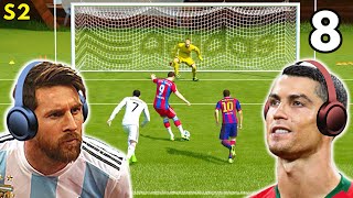 Messi amp Ronaldo play FIFA  The LEWANDOWSKI Special [upl. by Ecnarrot]