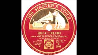 New Mayfair Dance Orchestra  Guilty Al Bowlly [upl. by Eened195]