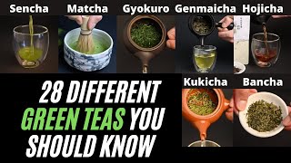 28 Types of Japanese Green Tea You Should Know About [upl. by Menon633]