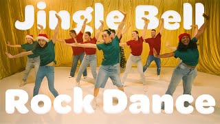 Jingle Bell Rock Christmas Dance  Easy Christmas Choreography Dance Song [upl. by Russon]