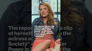 Blake Lively blasted over interview that made reporter ‘want to quit’ shorts [upl. by Aneehsyt]