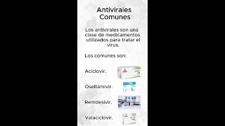 Antivirales Comunes [upl. by Parik]