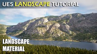 Unreal Engine 5 Landscape Material  UE5 Tutorial [upl. by Balmuth736]