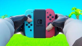 FASTEST Nintendo Switch Fortnite Editor Gyro Handcam [upl. by Sueaddaht]