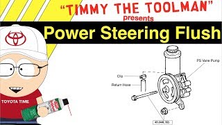 Power Steering Flush and Reservoir Cleaning [upl. by Pagas]