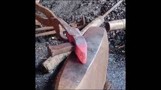 Blacksmith 🔨 Making a Hammer from Pickaxe shorts hammer diycrafts [upl. by Enileuqkcaj]