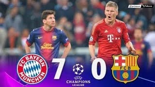 Bayern Munich vs Barcelona 70  Highlights amp All Goals [upl. by Deirdra]