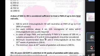 fcps feb 2024 recallsdr rasheeda Q91 96 W deatil answers [upl. by Animar]