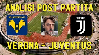 VERONA JUVENTUS ANALISI POST PARTITA [upl. by Farron188]