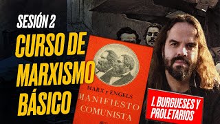 MARXISMO BÁSICO Sesión 2 MANIFIESTO COMUNISTA Burgueses y Proletarios [upl. by Anelad]