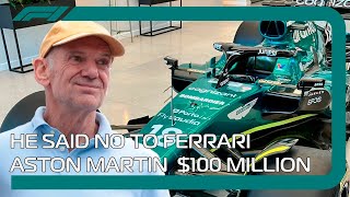 Adrian Newey Shocks F1 Rejects Ferrari to Sign 100 Million Deal with Aston Martin [upl. by Phyllida]