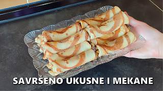 Kako napraviti SAVRŠENE PALAČINKE Pogledajte ovaj recept 🍫🥞 [upl. by Dhu]