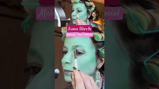 A Juno Birch makeup  hair tutorial 👽 🌟 cosplay hallloween makeuptutorial [upl. by Areemas772]