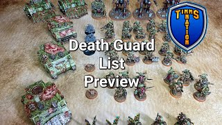 Pestilent Power Death Guard List Preview [upl. by Ahsatak169]