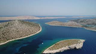 Kornati National Park Croatia Drone 4k [upl. by Amatruda]