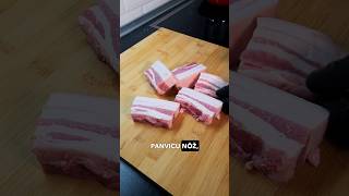 Rýchly jednoduchý a chrumkavý bôčik len v panvici do 1H🐷 carnivore shorts chudnutie keto [upl. by Hgielram]