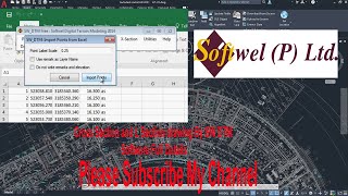 Cross Section and L section with Alignment in Auto cad using SW DTM Full Details [upl. by Bosson772]