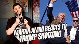 Martin Amini Reacts to Trump Shooting  Stand Up  Comedy [upl. by Fogel]