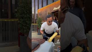 NusrEt Dubai with 24k gold steak cut by saltbae nusretdubai [upl. by Outlaw351]