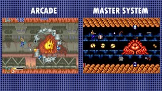 Arcade Vs Master System  Forgotten Worlds [upl. by Stephan]