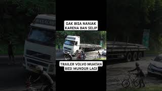 Truk Volvo Juga Bisa Susah Nanjak volvotrucks volvofh tanjakanbatununggulciamis [upl. by Eerized]