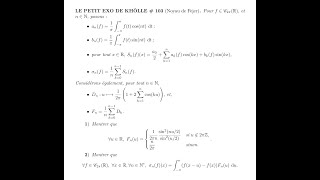 LE PETIT EXO DE KHÔLLE 103 [upl. by Foley]