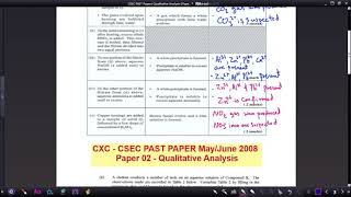 CXCCSEC Qualitative analysis  20082013 January and MayJune Part 2 [upl. by Fredi]