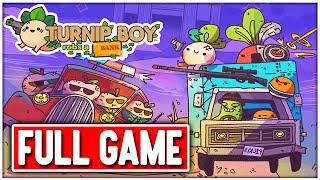 TURNIP BOY ROBS A BANK 100 Gameplay Walkthrough FULL GAME  No Commentary [upl. by Dranal]