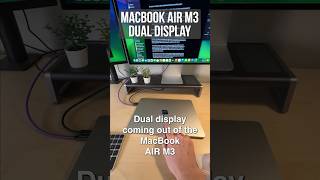 Dual Display on MacBook AIR M3 [upl. by Lawford278]